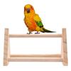 Parrot Grinding Claws Training Perch: Triangle Prickly Ash Wood Interactive Stand