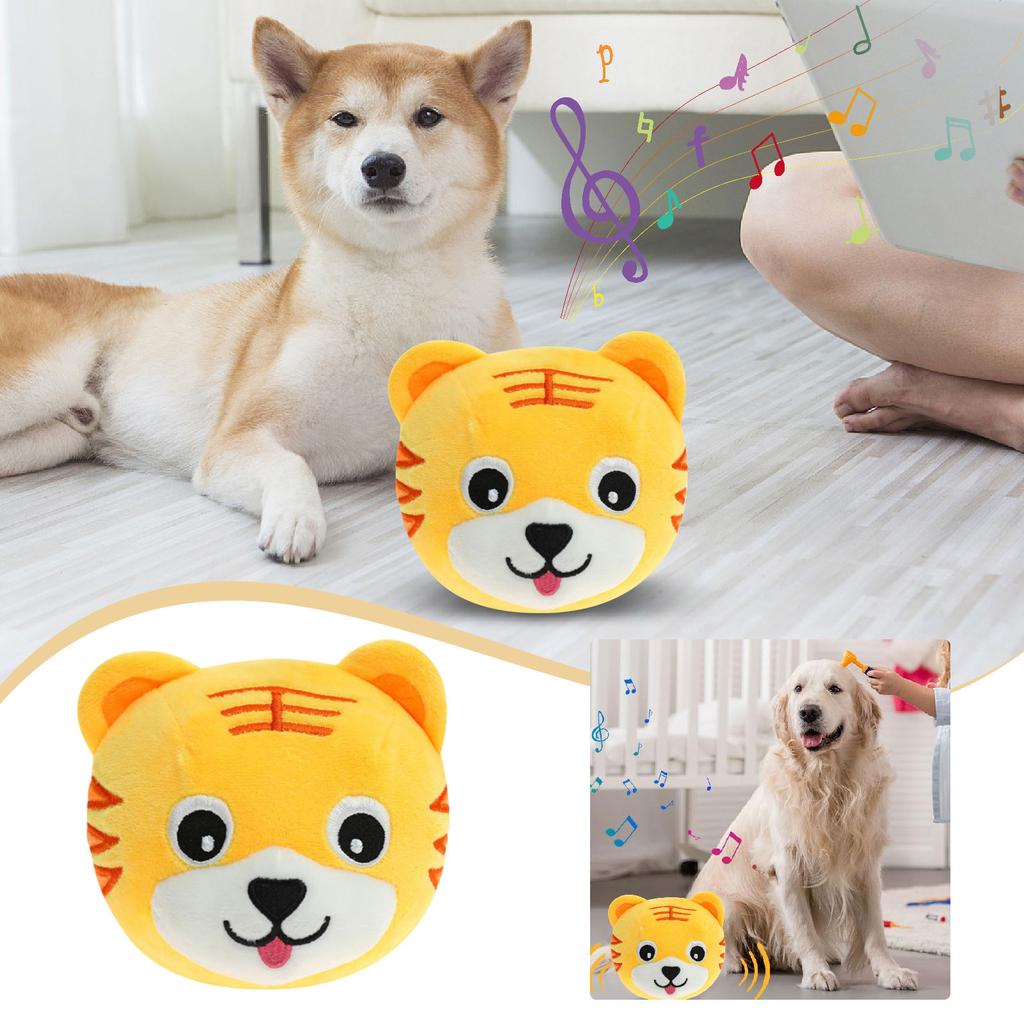 Dog Toy That Can Learn To Talk And Dance With Usb Charging Pig Shape Toy For Pet Active Moving Football Dog For Medium Dogs