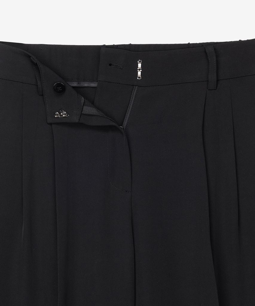 MIND BRIDGE WOMEN [W] Wide-Waisted Elastic Slacks Mypt3204