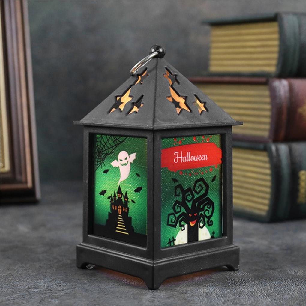 Party Lamp Halloween Lantern LED Light Festival Accessories Battery-operation Exquisite Compact Size Hangeable Holiday Supplies