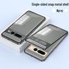 Google Pixel 9 Pro Pop-Up Aluminum Alloy Magnetic Matte Phone Case