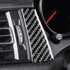 3Pcs Trim Sticker Durable Self-adhesive Carbon Fiber Central Console Instrument Strip Trim for Porsche Macan 2014-2021 Left Drive