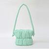 Nylon Bucket Bags Women Casual Designer Handbags Down-Filled Cotton Shoulder Bag Pleated Crossbody Bags Fashion Underarm Bag