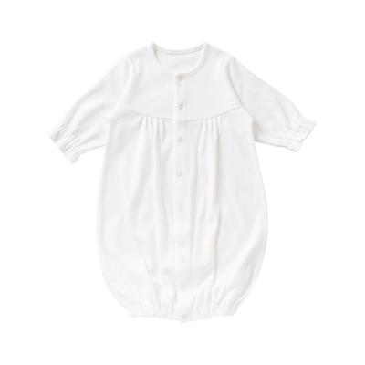 De All with Yoke Snap Newborn Baby Made In Japan Suitable for Autumn and [Cream Coco] Two-way [Crotch Replacement/2way] 50-70cm (Smooth (material