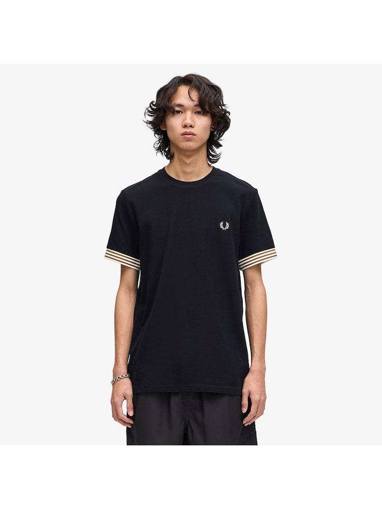 

Fred Perry [штаб-квартира Genuine] Fred Perry [sharp] Футболка з манжетами в смужку 102 Afpm2417707 102 qzgAfpm2417707 102 L