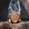 Handmade Brass Victorian Pocket Compass with Wood Box