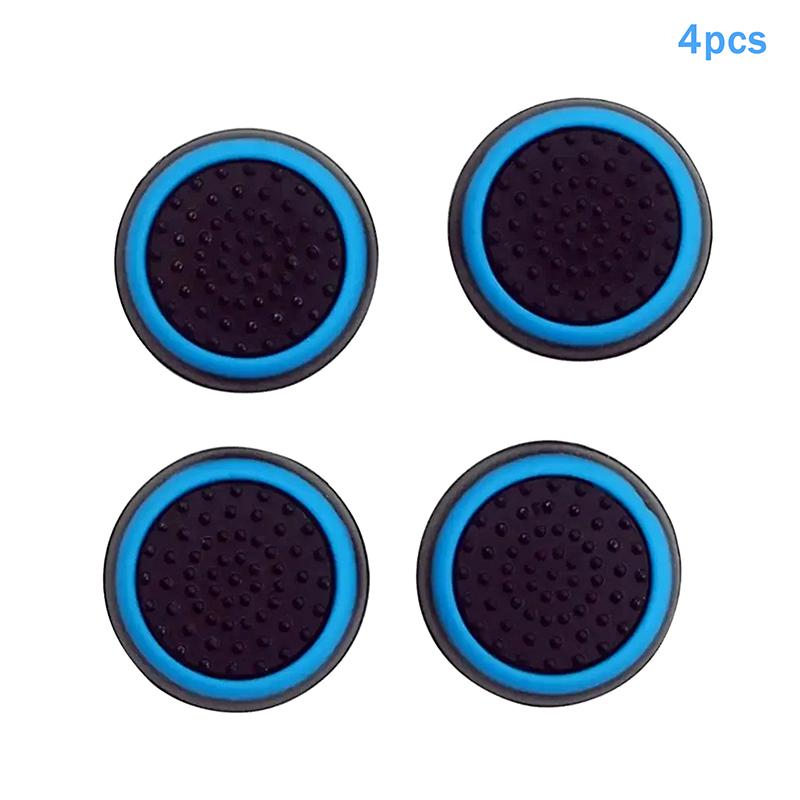 New 4Pcs Set Controller Thumb Silicone Stick Grip Cap Cover,Various Colors,Universal For Various Game Controllers