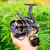 Spinning Reel Fishing Reel With Left Right Interchangeable Full Metal Spool Fishing Tackle Bait Casting Reel