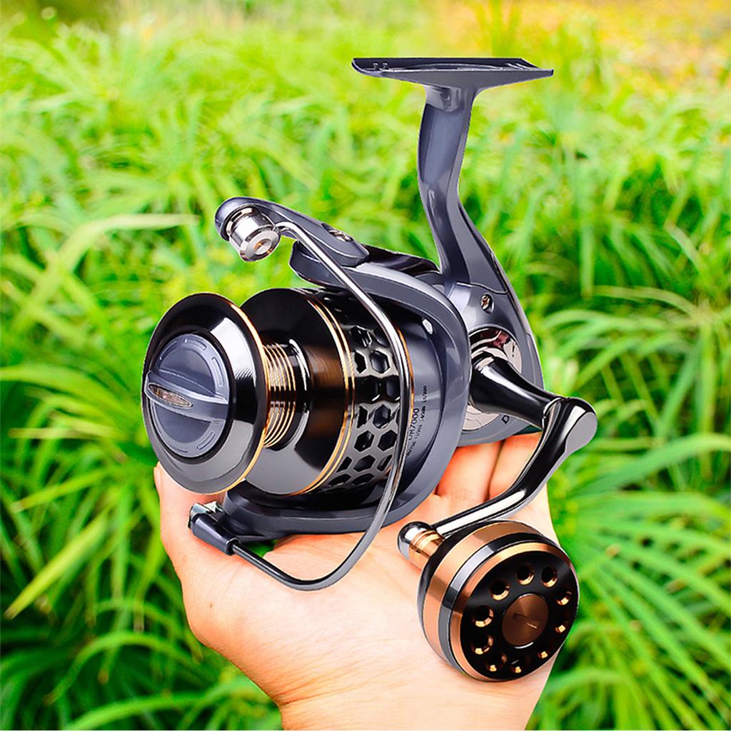 Spinning Reel Fishing Reel With Left Right Interchangeable Full Metal Spool Fishing Tackle Bait Casting Reel