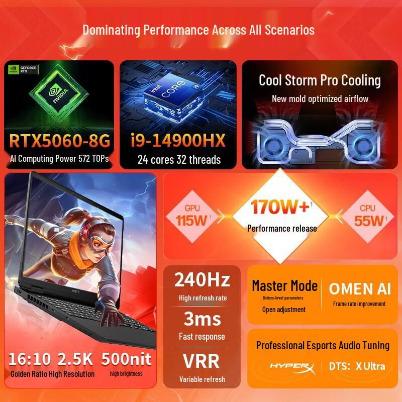 HP Omen 16 Gaming Laptop (CN version)