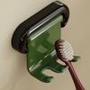 3Pcs Antique Style Magnetic Toothbrush Holder Wall Mounted Toothpaste Organizer  Mirror Cabinet