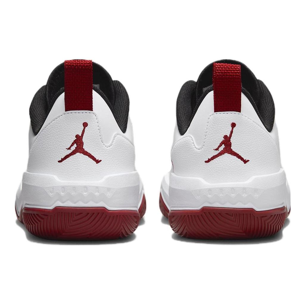 Jordan One Take 4 Pf Round Toe Lace-Up Non-Slip Wear-Resistant Low-Top Basketball Shoes Men Sneaker Red White DZ3339-100