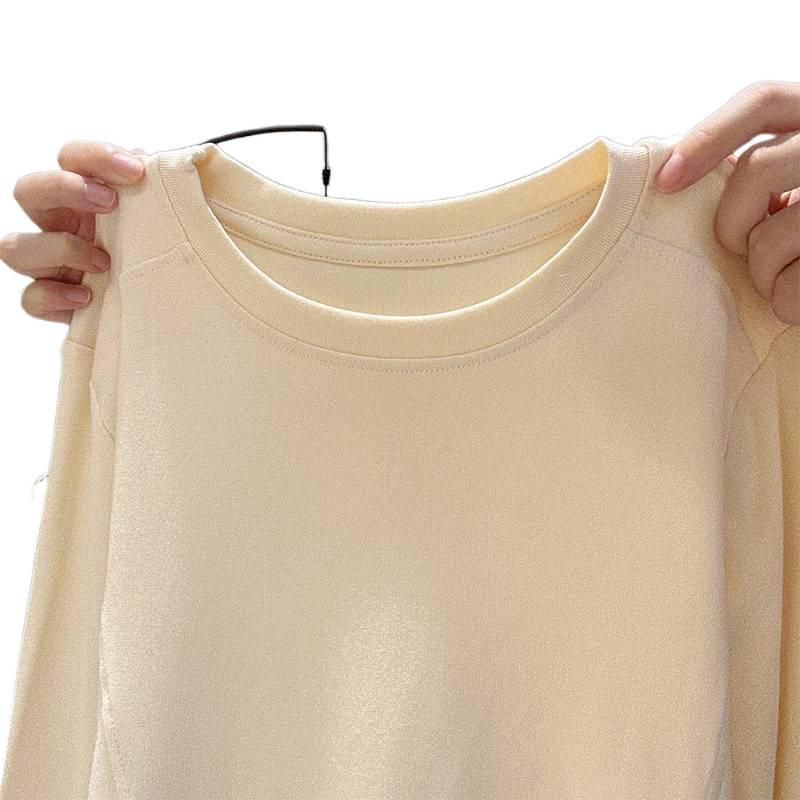 Women's Chic Fishbone Pattern Long Sleeve Slim Fit Top for Autumn and Winter