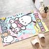 Custom Pochacco Mat Personalized Name, Polyester Washable Indoor Entryway Rug, Gift for Christmas, Easter, Thanksgiving Day