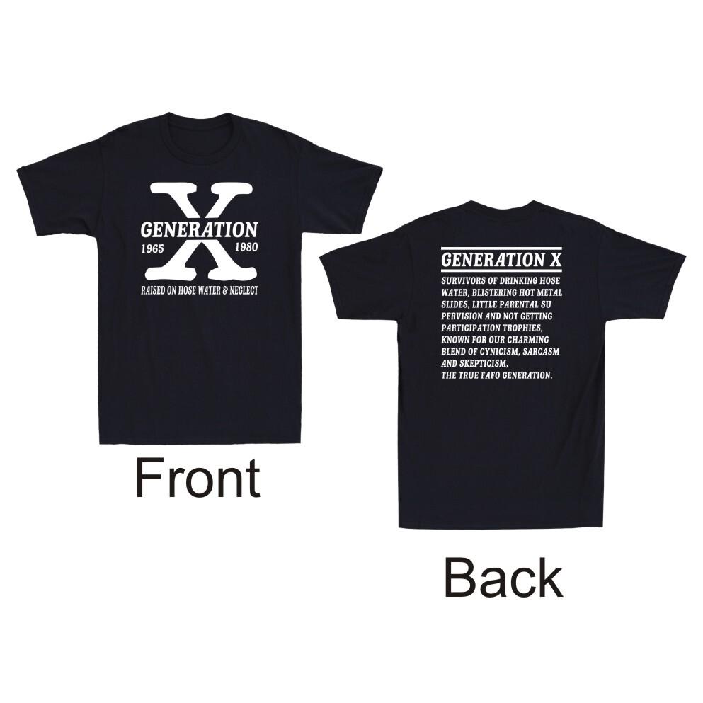Футболка Поколение X Поколение X Выросшие На Шланге Воды и Пренебрежении Новинка Мужская Футболка Унисекс Футболка M