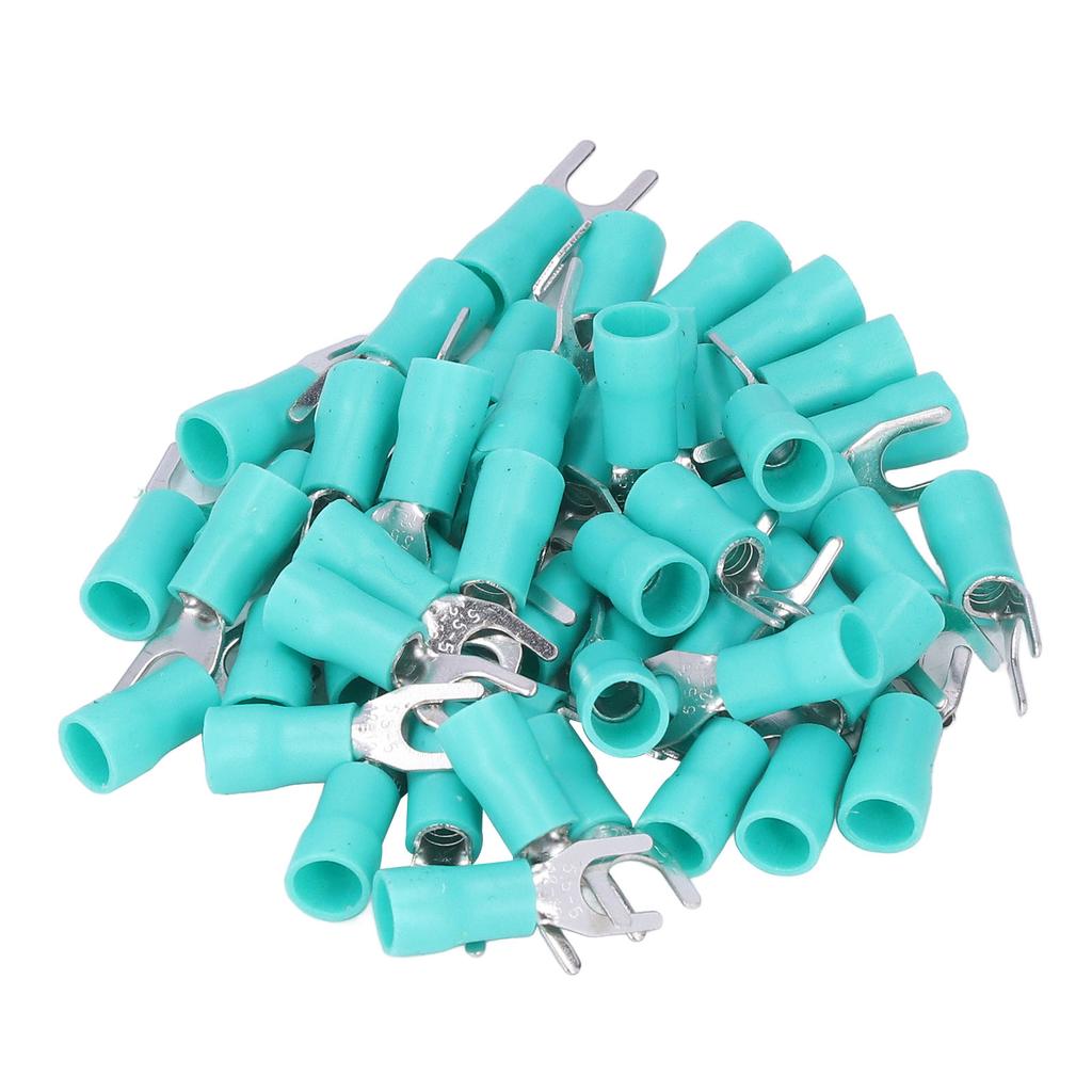 50Pcs SV5.55 Crimp Terminal Safe AWG 1210 UType Wire Connector for Electronics Industry Street