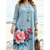 Autumn and winter women's long-sleeved casual dress