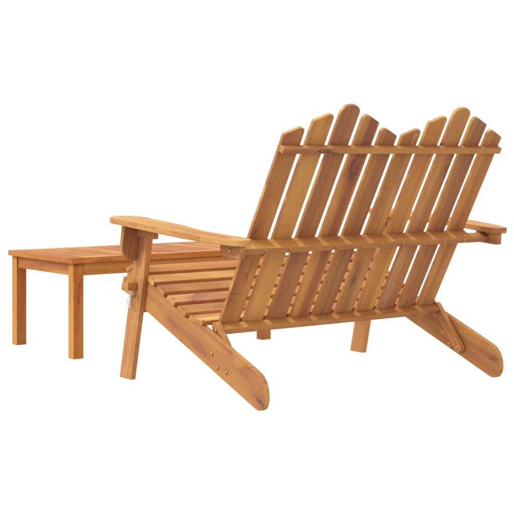 Vidaxl 2-Cz. Adirondack Garden Lounge Set, Acacia Wood
