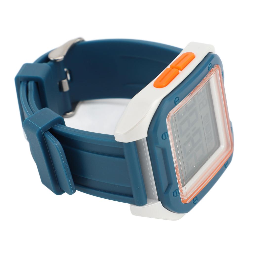 Digital Sports Watch for Men Women EL Backlight Stopwatch Count Down Week Alarm TPU Strap Dual Time