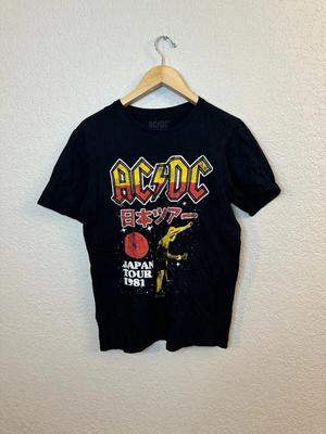 AC/DC Japan Tour 1981 Vintage Style Rock and Roll Schwarzes S–4XL Unisex T-Shirt