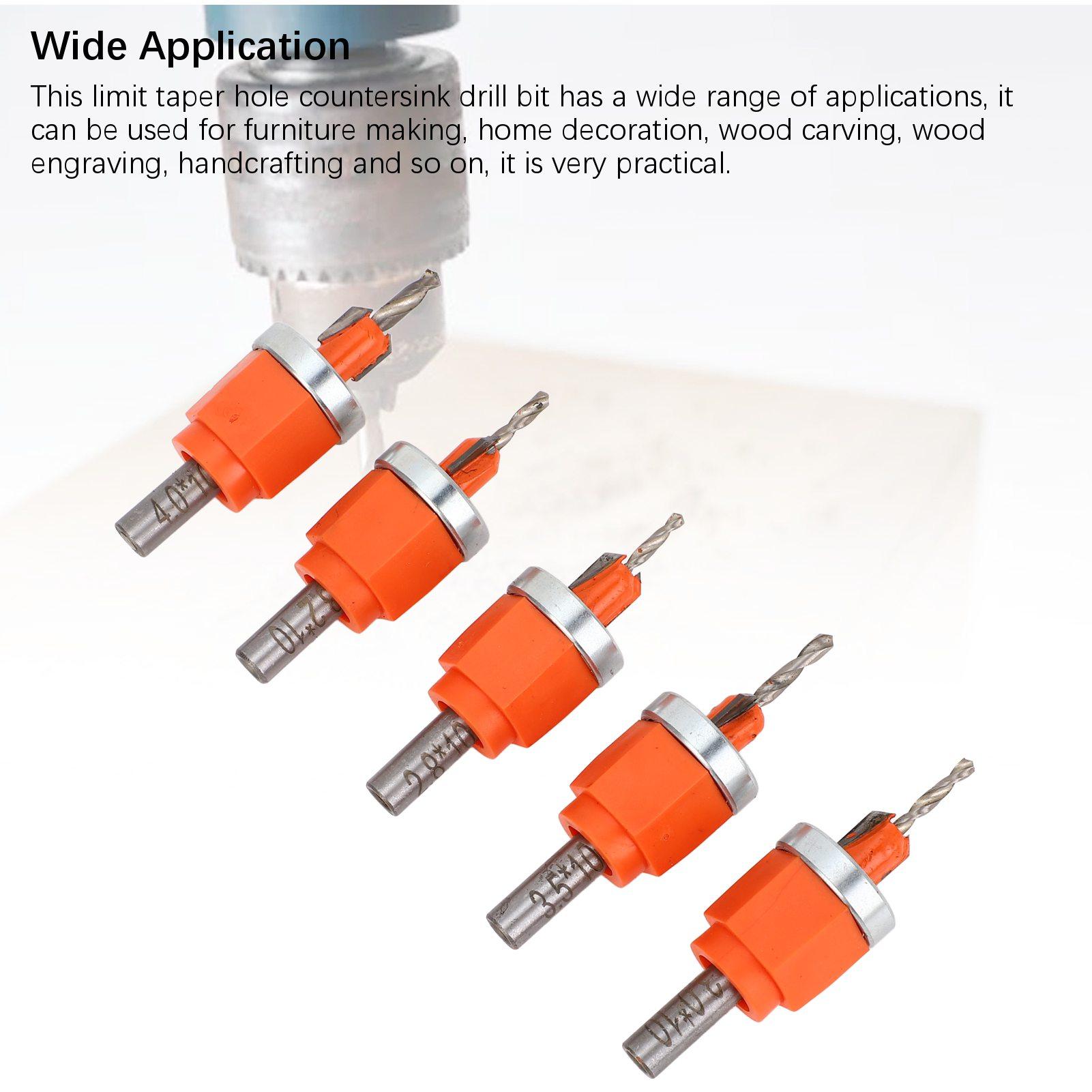 

Ограничитель Зенковочное Сверло Твердосплавное Точное Сверло Зенковочное Коническое для