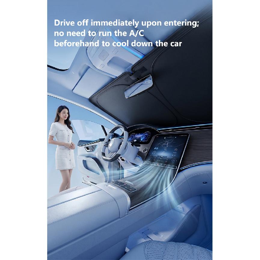 Car Front Window Windshield Sun Shade Cover Summer Sunscreen UV Protector Parasol Sunshade Auto Interior AccessoriesWindshield Sunshades 1