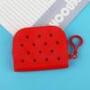 Durable Holes Coin Purse Mini Zipper Money Bag Silicone Card Holder