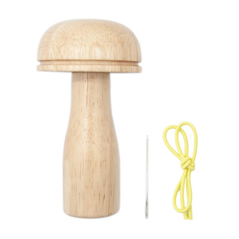 Darning Mushroom Wooden Sewing Tool Wood Darner Kit for Darning Needle Patch Holes In Clothes Pants Sweaters DIY Crafts