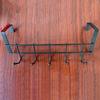 Over Door Hanger Rack 5 Hooks Stainless Steel 9.8 X 3.9 Inch for Easy Mounting