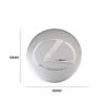 4 Pezzi 56MM Coprimozzo Centrale Ruota Auto Copriruota Emblema Adesivi Per Lexus IS250 IS200 CT200h GS300 LS430 RX450h LX570 IS300 ES RX