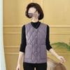 Autumn Fashion Lightweight Cotton Vest for Petite Middle-Aged Women