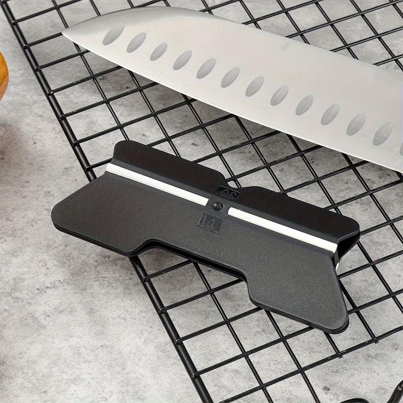 1pc 4-In-1 Fixed-Angle Knife Sharpener Diamond Ceramic Rods For Kitchen Hunting Pocket Knives Fast Edge Repair Kitchen Tools