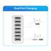30W 6-Port QC3.0 Fast Charger with EU, US, UK, and Korean Plugs