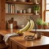 Stable Stand Metal Banana Rack with Base Fruit Display Hanger Creative Banana Holder  Living Room