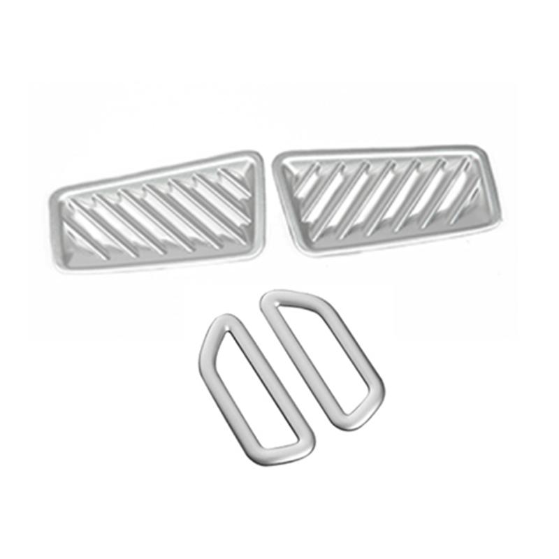 

Боковая панель приборной панели автомобиля, рамка вентиляционного отверстия кондиционера, отделка для Toyota RAV4 XA50 RAV 4 Hybrid 2019 2020 2021 2022 2023 2024 серебряный