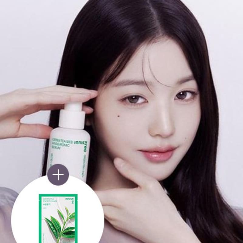 

[Innisfree] Green Tea Seed Hyaluronic Acid Serum 80ml (+1 Mask Pack Free)