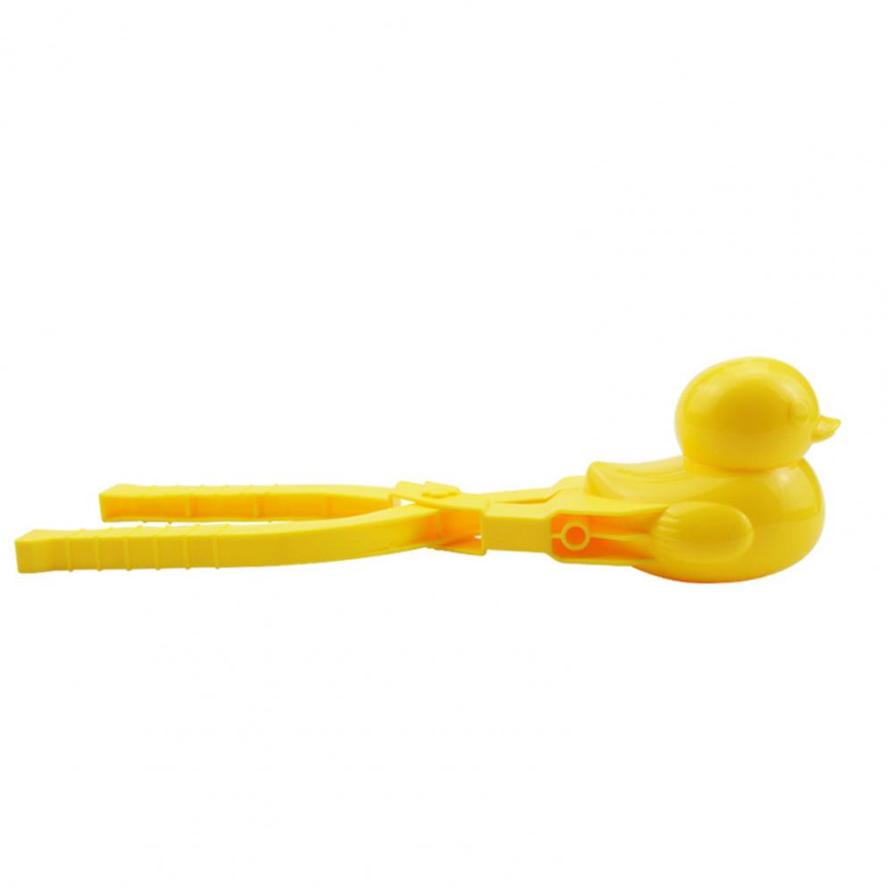 Snowball Clamp Lovely Anti-Deformed Interesting Burr-Free Curiosity Multicolor Duck Shape Winter Small Snow Clip For Outdoor
