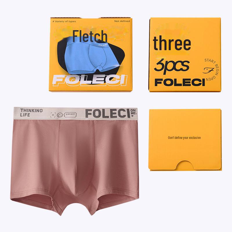 Men's Pure Cotton Boxer Briefs - Breathable, Comfortable, Loose Fit for Larger Sizes, Gift Box Included