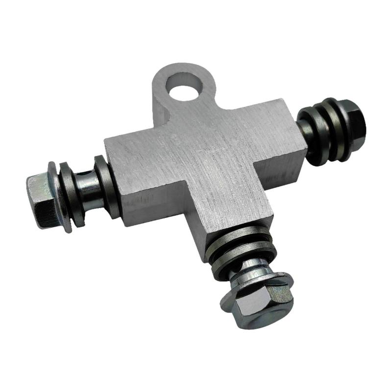 Hydraulic Brake Oil Line Tee M10 T Shape Brake Line Tee Motorcycle Brake ATV Professional Fitting Dirt Bike 3-way Hose Adaptor