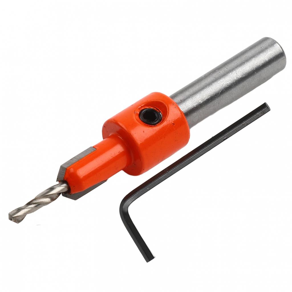 Self Tapping Countersink Drill Bit Screw Taper Hard Alloy Woodworking Tool