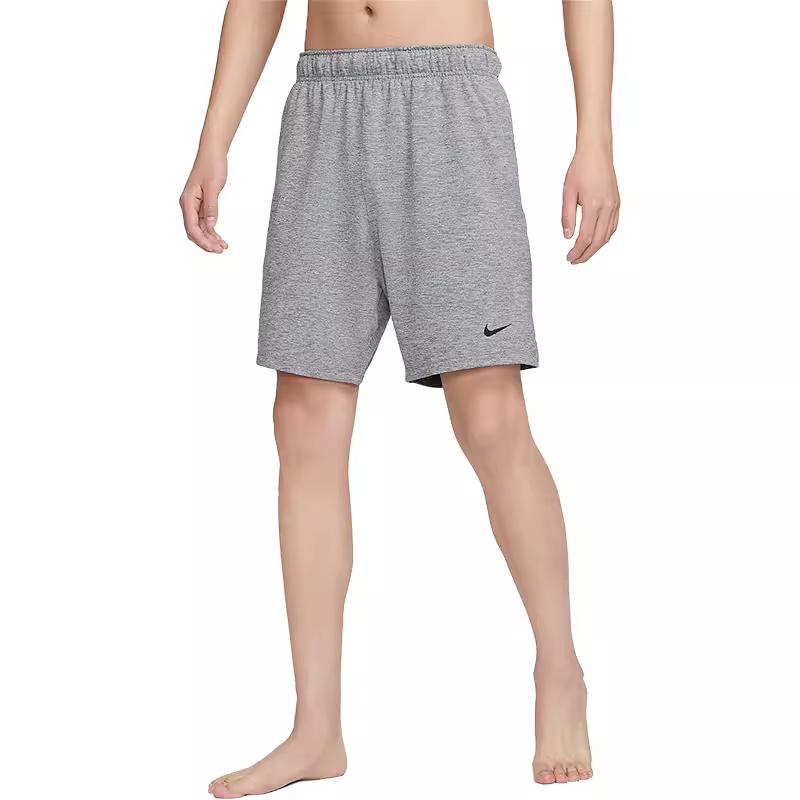 Nike Logo Dzianinowe Szorty Sportowe Męskie Spodnie Szare AT5694-084