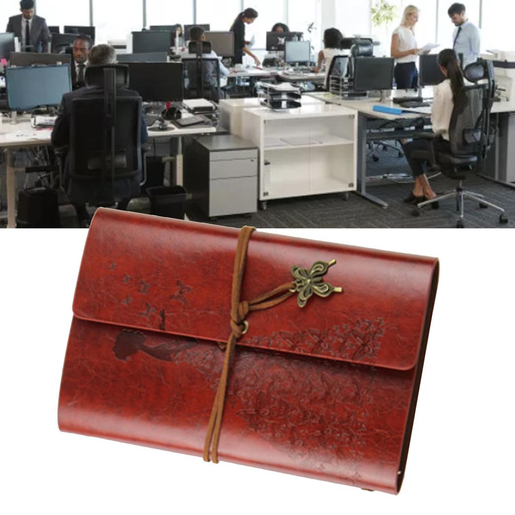 Refillable Journal Journal Writing Notebook Hand Made Artificial PU Leather Bound Journal Diary Art