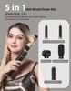 New Multi-Functional 5-in-1 Hair Dryer & Hot Air Brush with Adjustable Temp & Auto Curling