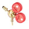 Propane Gauge Gas Regulator Clear Thickened Anti Slip Knob Aluminum Alloy Gas Pressure Regulator for Welding Cutting Chemical Electronics