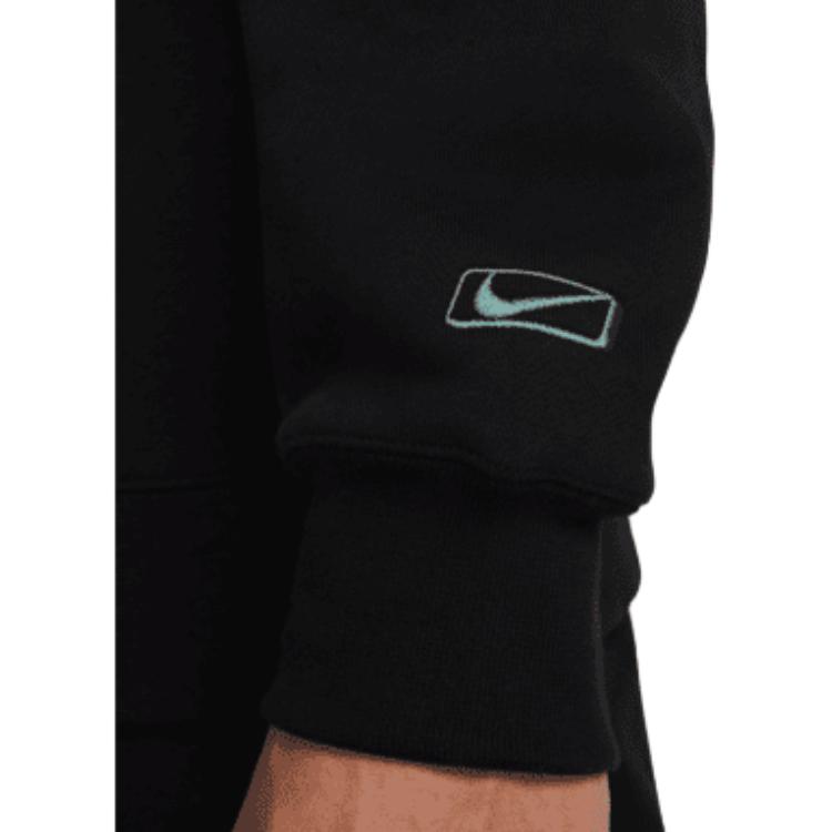 Nike Logo Print Loose Long Sleeve Half Zip Sweatshirt Men sweatshirt Black HQ2955-010