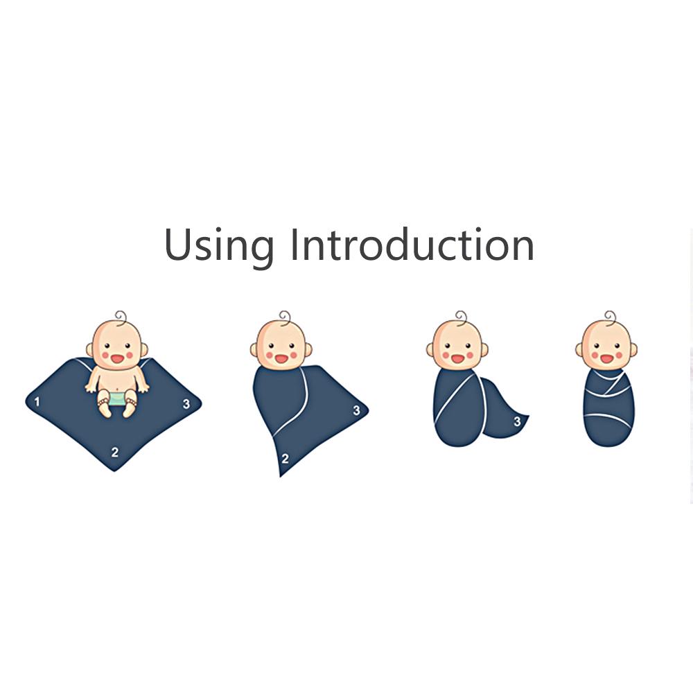 Insular Muslin Swaddle Blanket Bamboo Fiber & Cotton Baby Blankets Soft & Breathable Portable