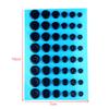 48 Stück/Packung Ultraglide Universal DIY Runde Punkte Mausskates Bremskontrolle Geschwindigkeit Schalldämpfer Füße Eis-Version Mäuse Gleiter PTFE