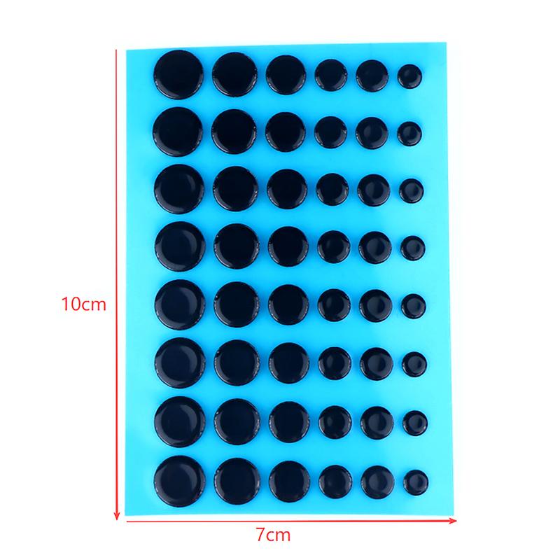 48 Stück/Packung Ultraglide Universal DIY Runde Punkte Mausskates Bremskontrolle Geschwindigkeit Schalldämpfer Füße Eis-Version Mäuse Gleiter PTFE