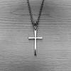 Men's Hip Hop Cross Pendant Necklace - Street Style Alloy Sweater Chain - Personalized Bestseller Jewelry