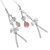 Pack of 2 Fruit Phone Strap with Delicate Craftsmanship Stylish Phone Decoration Alloy Texture Suitable for Phone Bag